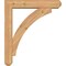 Ekena Millwork Thorton Craftsman Smooth Bracket w/ Offset Brace, Western Red Cedar, 5 1/2"W x 26"D x 30"H BKT0604X26X30THR04SWR - alternate 2
